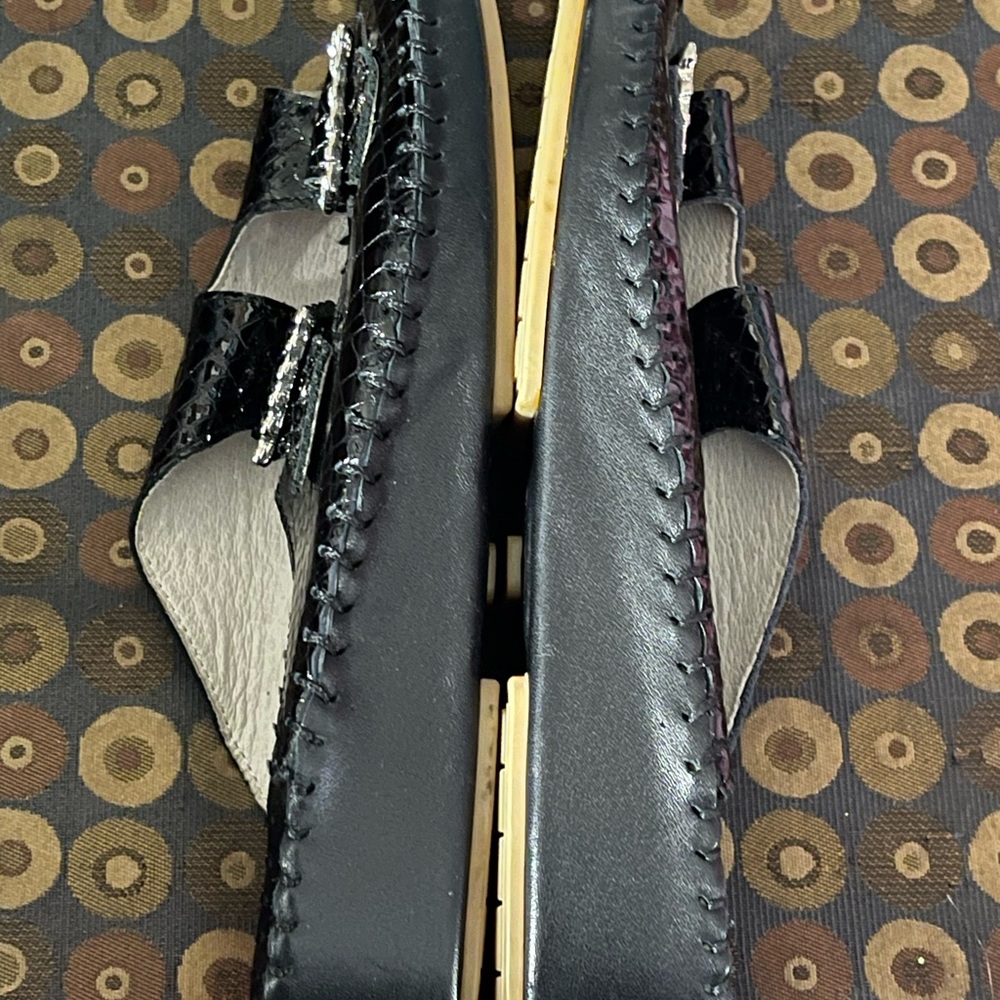 La Plume leather sandals - Picture 6 of 11
